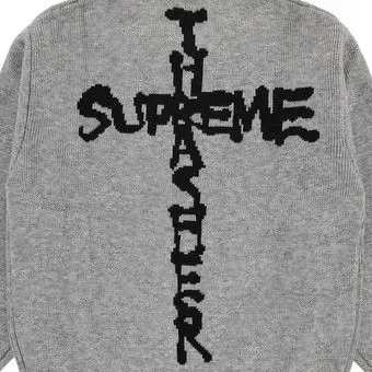 Supreme X Thrasher Sweater Heather Grey | Hype Fly India
