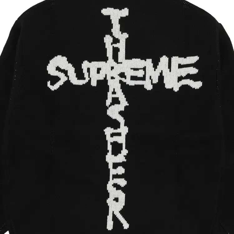 Supreme × THRASHER sweater BLACK size:M