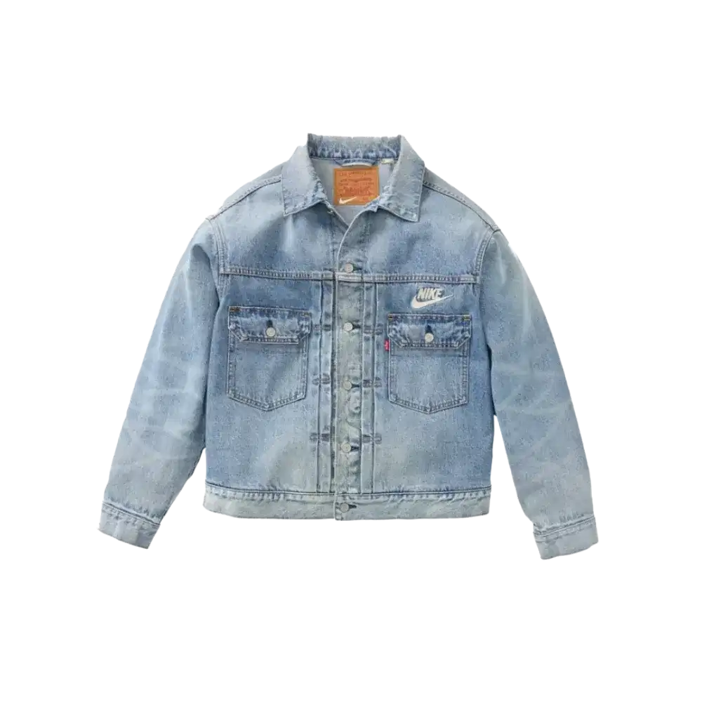 Levi’s Nike Denim Trucker Jacket デニムジャケット Rare Levi's x Nike SB denim trucker jacket size small | eBay