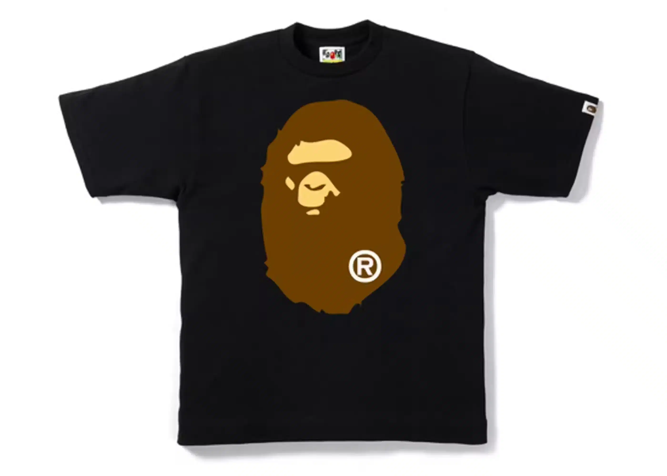 BAPE Neon Side hot Big Ape Head Black TeenMens