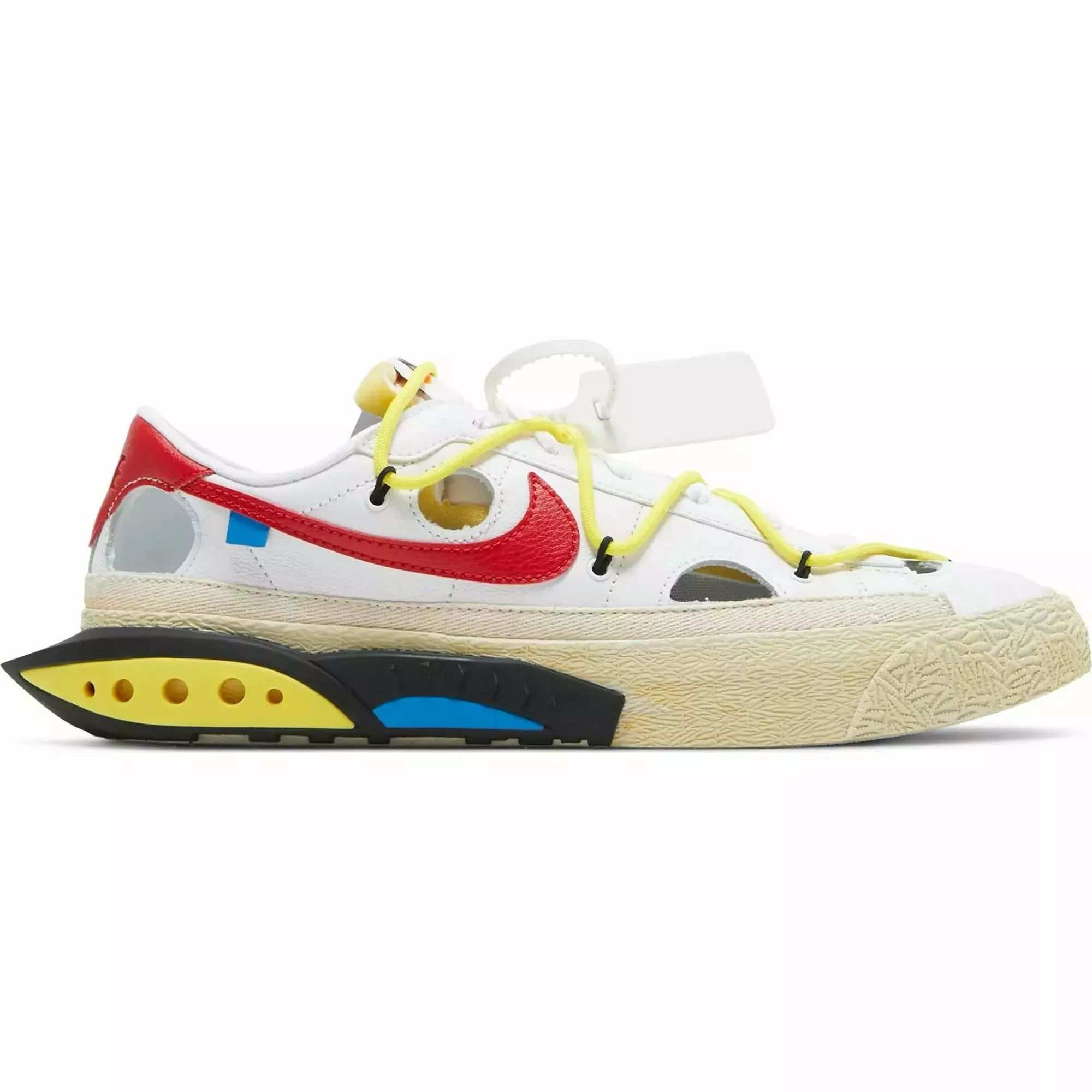 Buy Nike Off White X Blazer Low White University Red now | Hype 