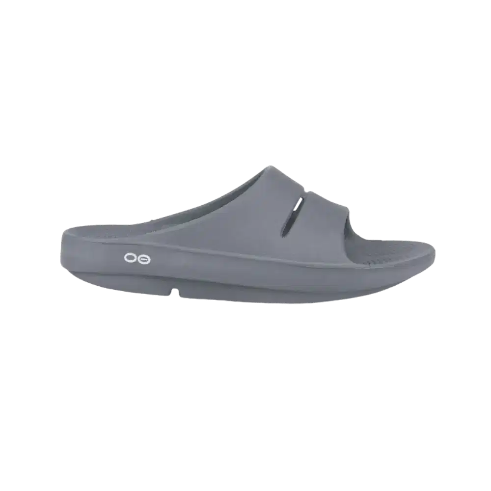 靴 OOFOS OOahh - Slate Oofos OOahh Slide Sandal Slate | Hype Fly India