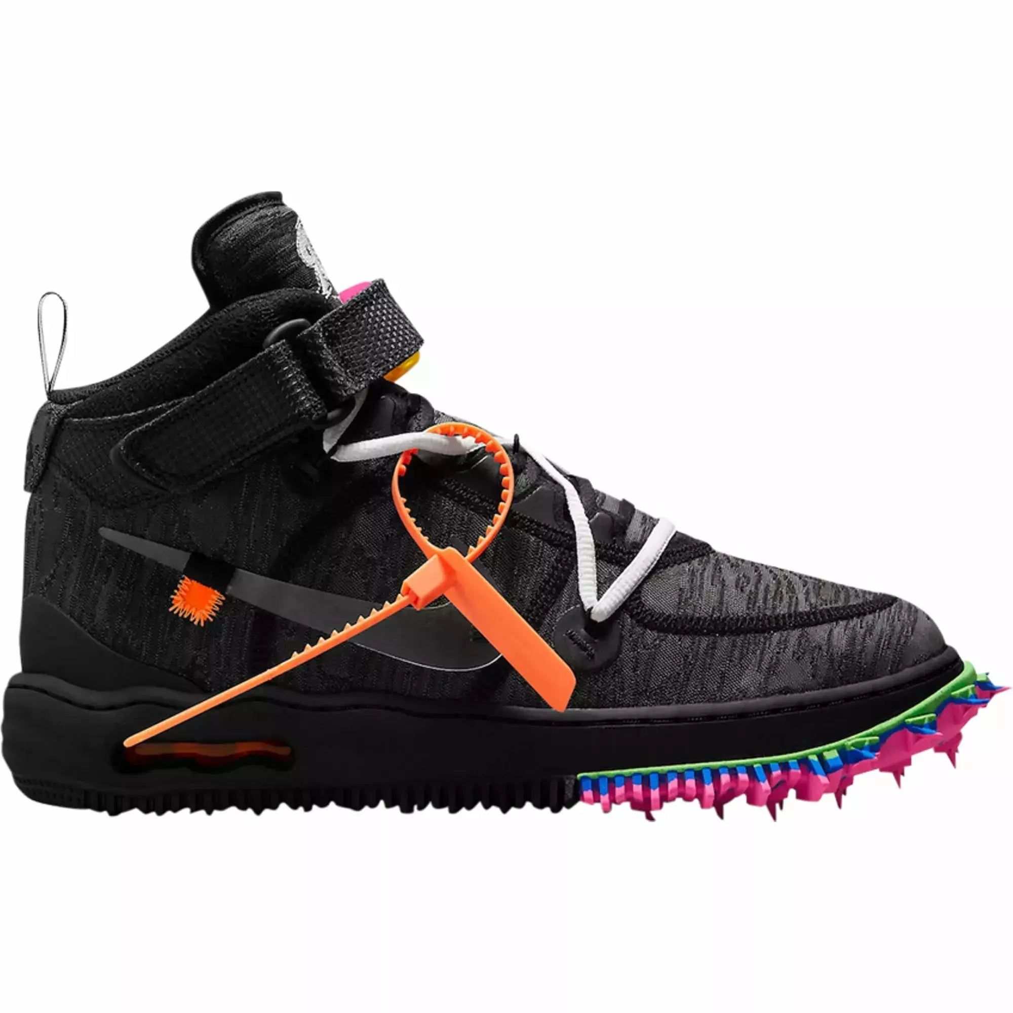 Buy Off White X Air Force 1 Mid Black now | Hype Fly India