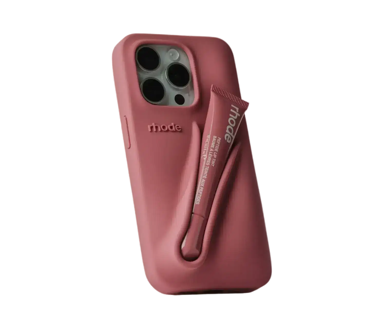 rhode skin iPhone case 14 Pro Salty Tan（Rhode Lip Case