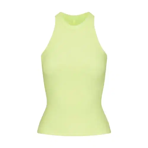 SKIMS SQUARE NECK デイリーエッセンシャル タンクトップ/関送込 FITS EVERYBODY SQUARE NECK BODYSUIT | CLAY