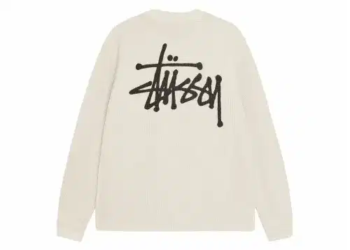 Buy Stussy Raglan Thermal LS Crew Pine | 100% Verified
