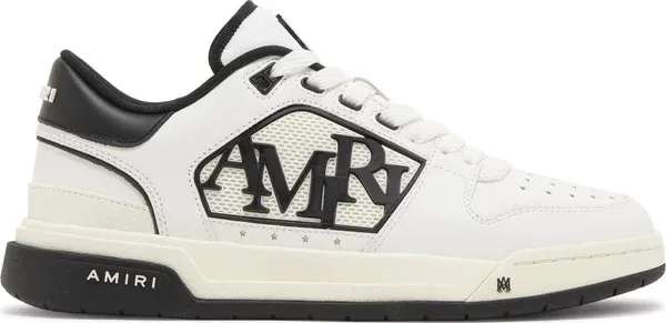 Amiri Classic Low 'Logo - White Black' - HypeFly India View 0