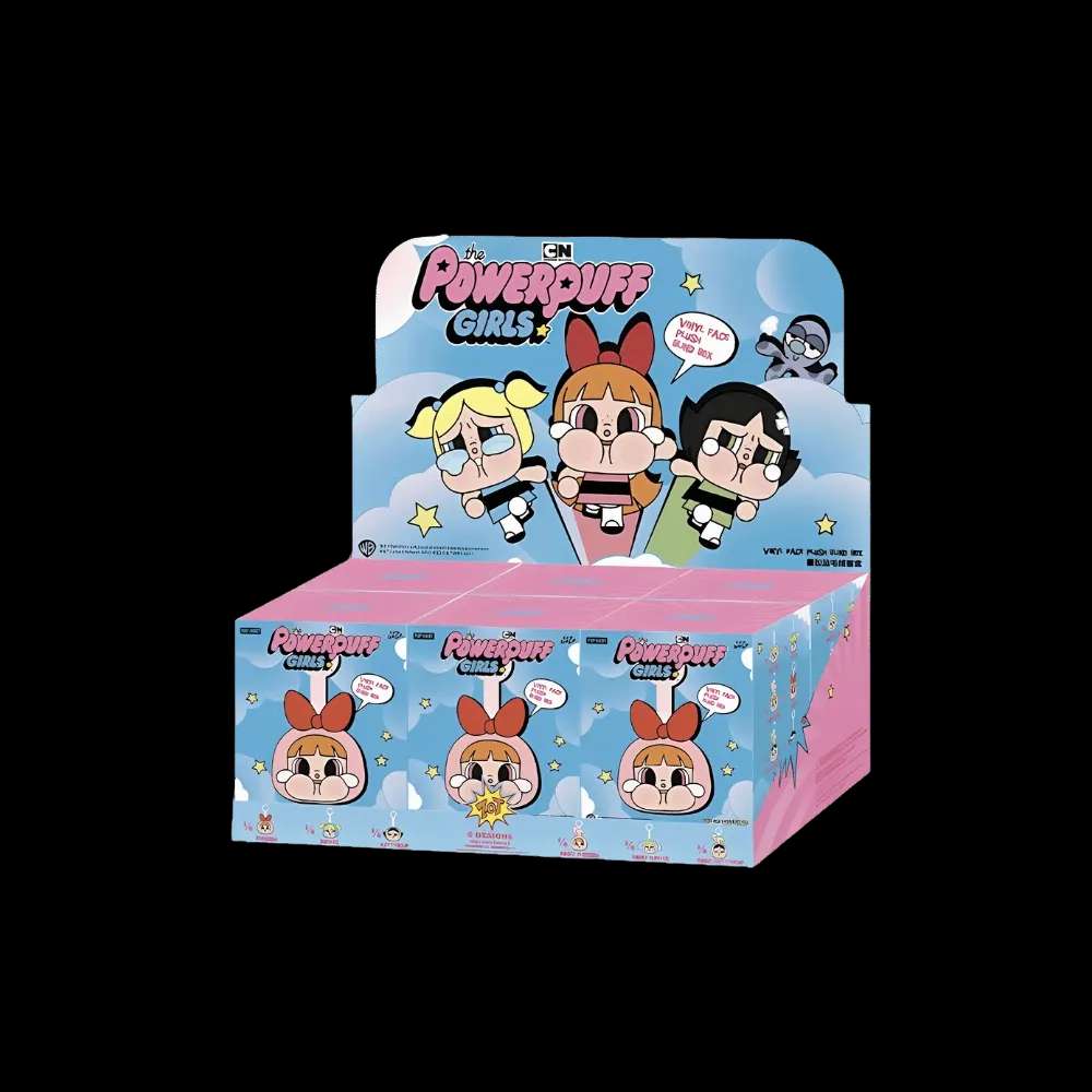  Pop Mart CryBaby x Powerpuff Girls Series Vinyl Face Plush Sealed Case (6 Blind Boxes) - HypeFly India View 0