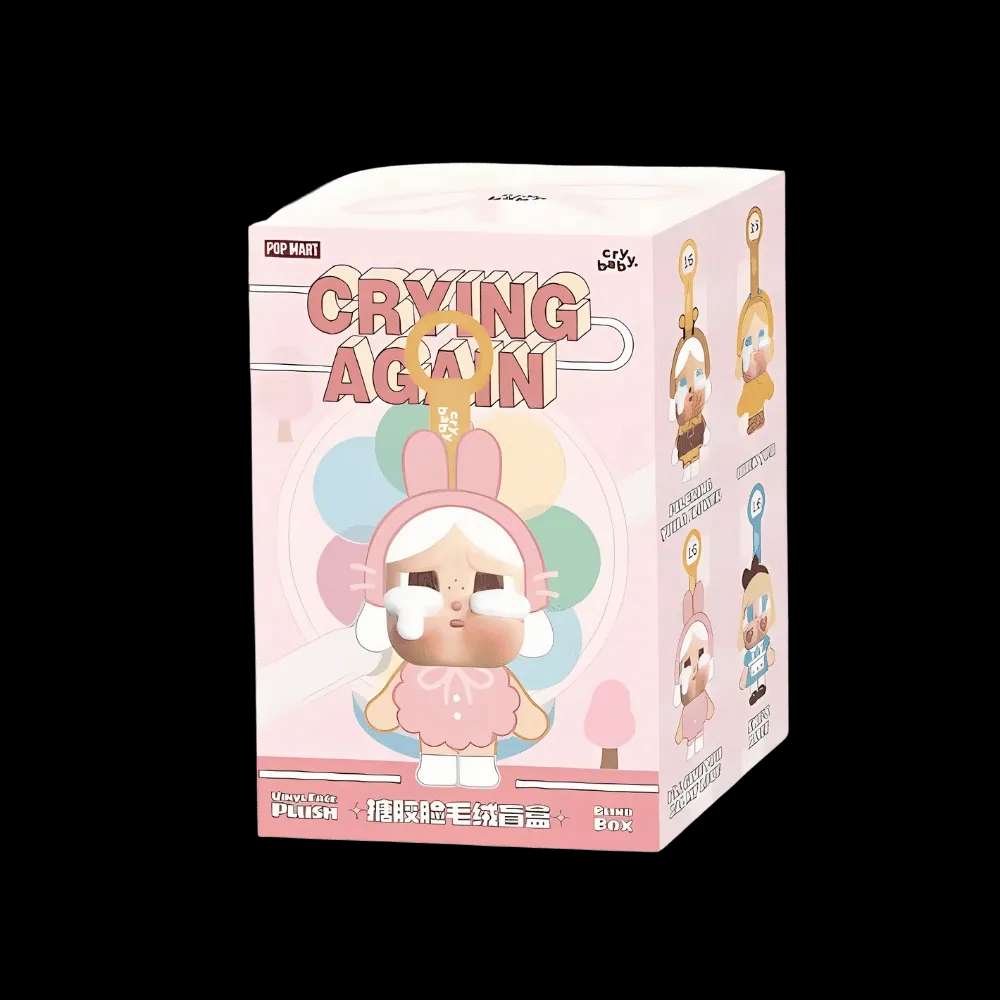  Pop Mart CryBaby Crying Again Series Vinyl Face Plush Single Blind Box - HypeFly India View 0