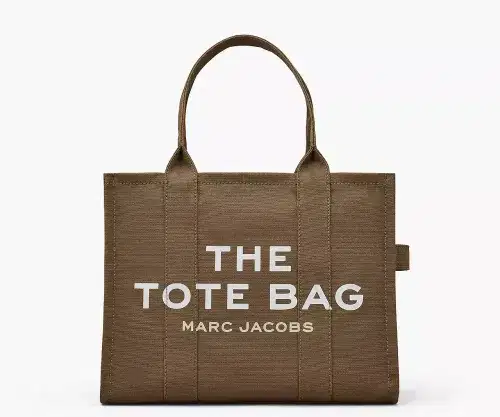 トートバッグ MARC JACOBS SLATE GREEN CANVAS LARGE TOTE BAG Marc Jacobs Slate green canvas large Tote Bag | TheDoubleF