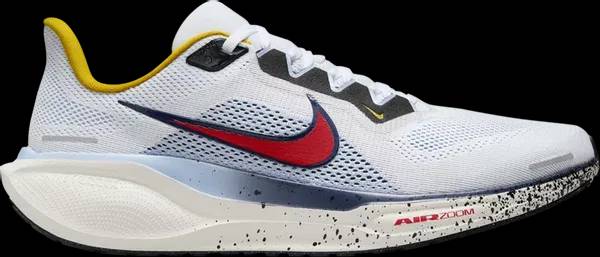 Air Zoom Pegasus 41 White Psychic Blue Red