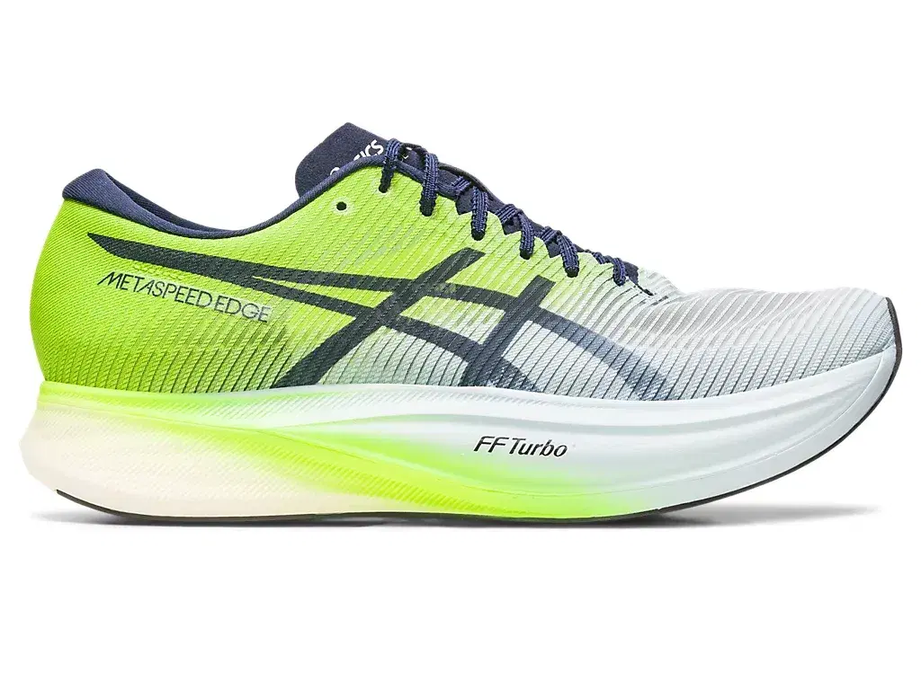 Buy Asics Metaspeed Edge+ Sky/Hazard Green | Hype Fly India
