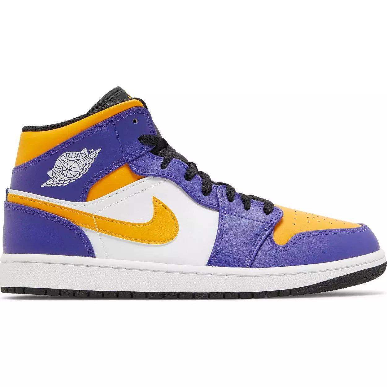 Buy Air Jordan 1 Mid Lakers now | Hype Fly India