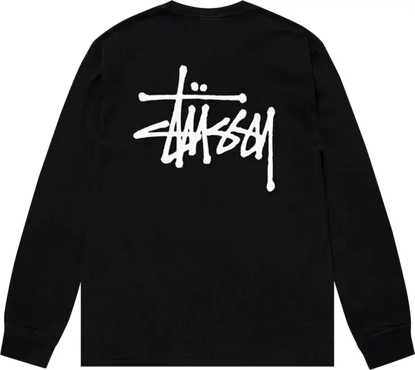 STUSSY L/S SHIRT Classic LS Shirt Sprayed by Stussy | lemonade