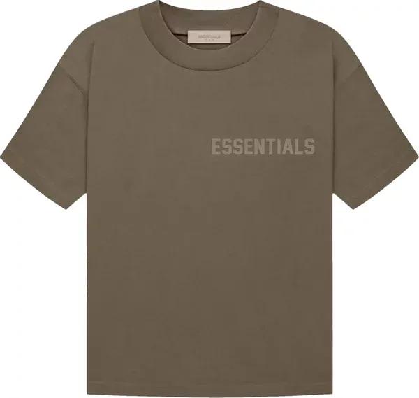Buy Fear Of God Essentials Short Sleeve T Shirt Fw 22 Wood now