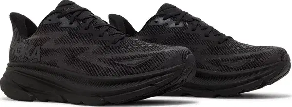 Hoka Clifton 9 Black | Hype Fly India
