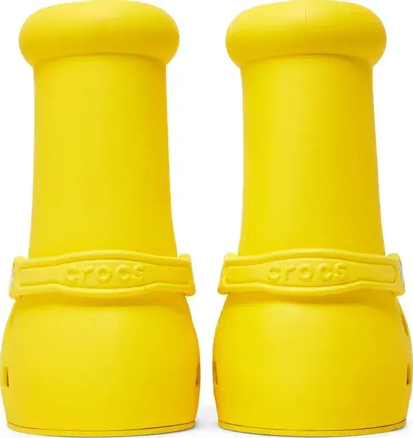 靴 MSCHF X CROCS BIG RED BOOT (YELLOW) 24cm Buy Mschf Big Red Boot Yellow X Crocs now | Hype Fly India