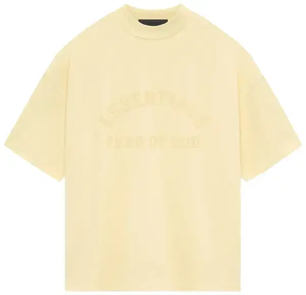 Buy Fear of God Essentials S/S Tee Garden Yellow | Hype Fly