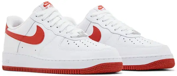 Nike Air Force 1 '07 'White Dragon Red' | 100% Authentic