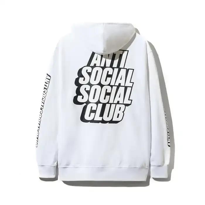 Buy Anti Social Social Club X Block Hoodie In White now Hype Fly