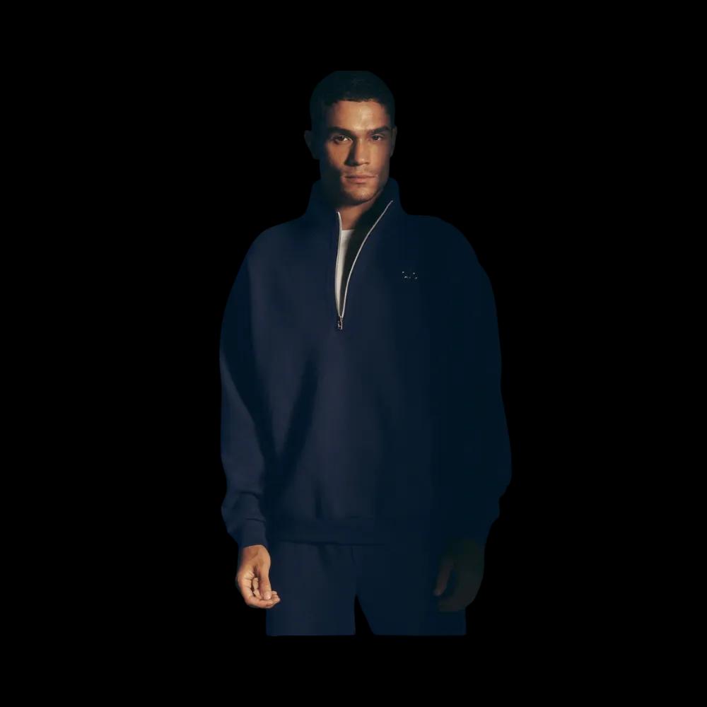 Alo Accolade 1/4 Zip Pullover Navy