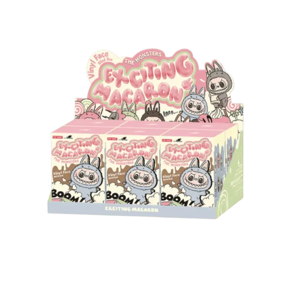 【新品未開封】THE MONSTERS Exciting Macaron Pop Mart Labubu The Monsters Tasty Macarons Vinyl Face Sealed Case