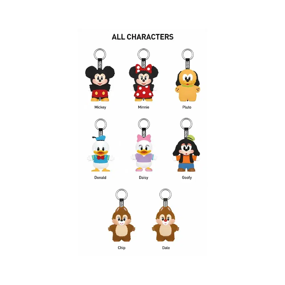Pop Mart Disney Mickey Family Together Series Plush Keychain
