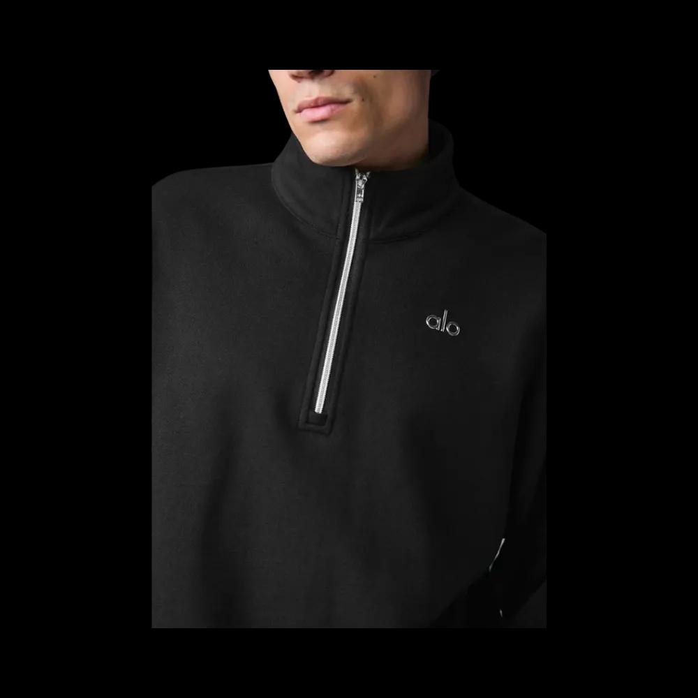Alo Accolade 1/4 Zip Pullover Black