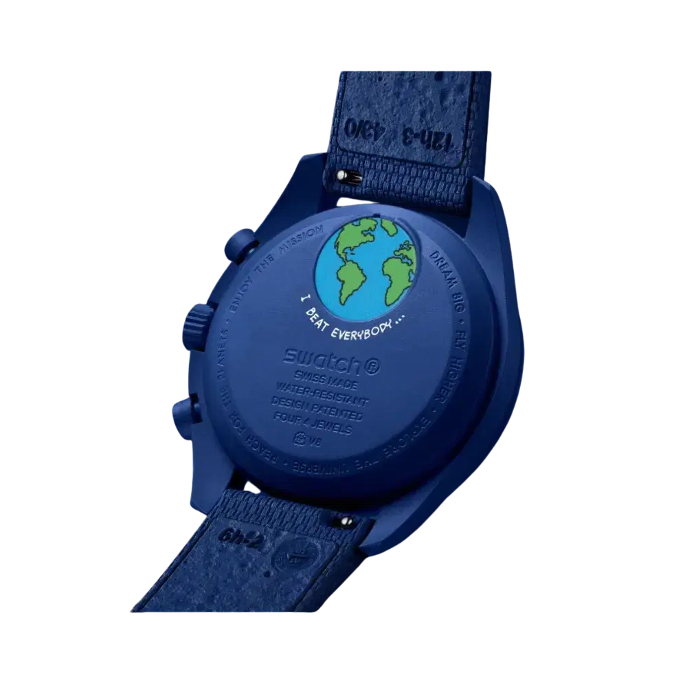 SWATCH X OMEGA Bioceramic Moonswatch Mission To Earthphase