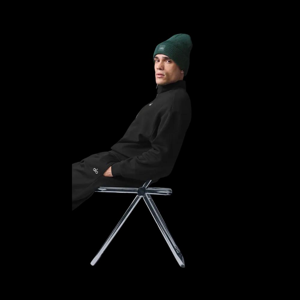 Alo Accolade 1/4 Zip Pullover Black