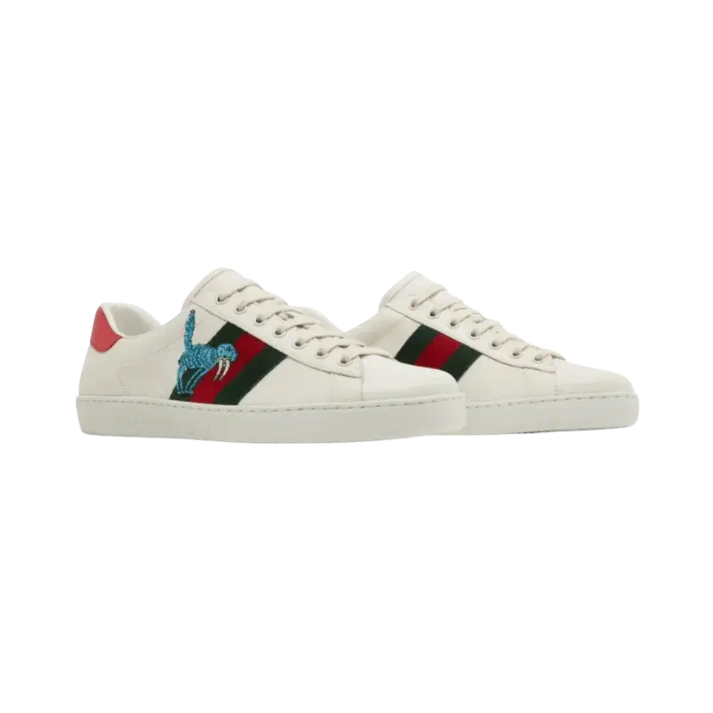 【GUCCI】Freya Hartas スニーカー Buy Freya Hartas X Gucci Ace Mythical Creature White now