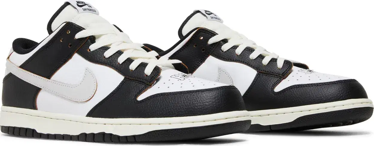 靴 NIKE SB DUNK LOW BLACK WHITE Buy Nike Dunk Low Sb San Francisco X Huf now | Hype Fly India