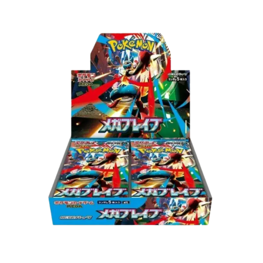 Pokemon Mega brave&Mega Symphony1BOX分 Pokemon Japanese Mega Brave Booster Box | Hype Fly India