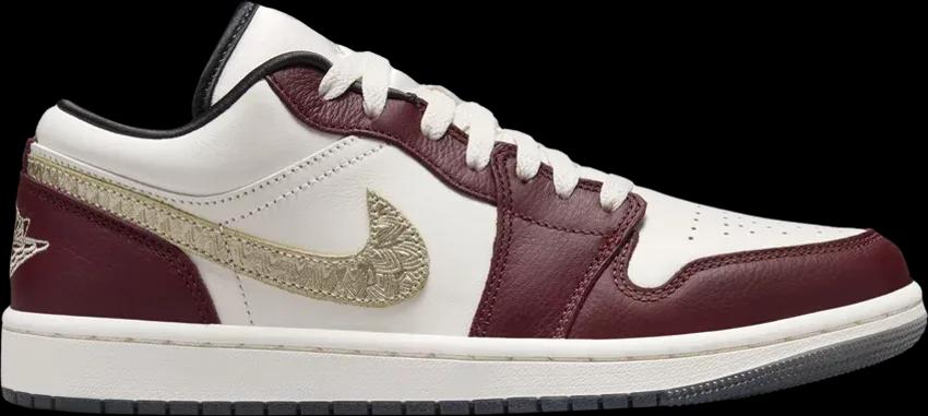 Low Maroon Jordan Burgundy And White Air Jordan Low 'Bordeaux'