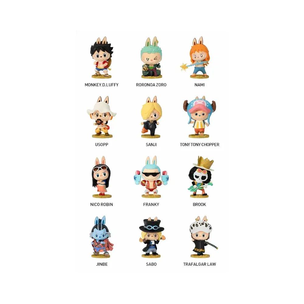 POPMART ワンピース LABUBU 1箱 POPMART The Monsters X One Piece Series Labubu Blind Box