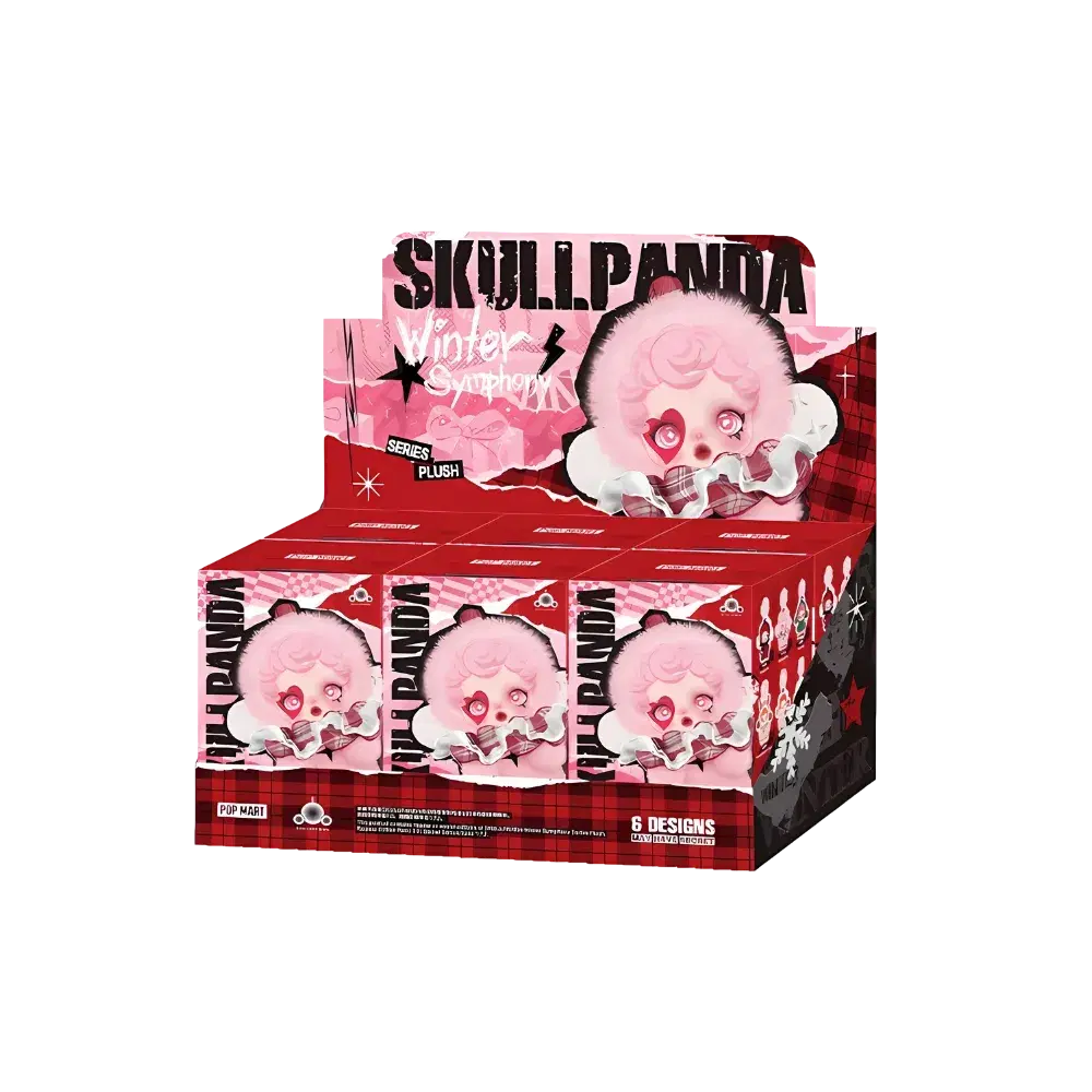 Pop Mart SKULLPANDA Winter Symphony Series Vinyl Face Plush