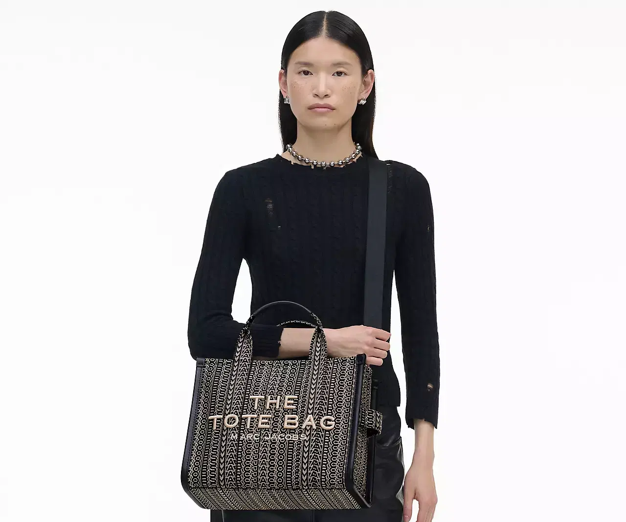 ショルダーバッグ・ポシェット MARC JACOBS 'The Monogram Jacquard Medium Tote' shopping bag The Monogram Jacquard Medium Tote Bag | Marc Jacobs