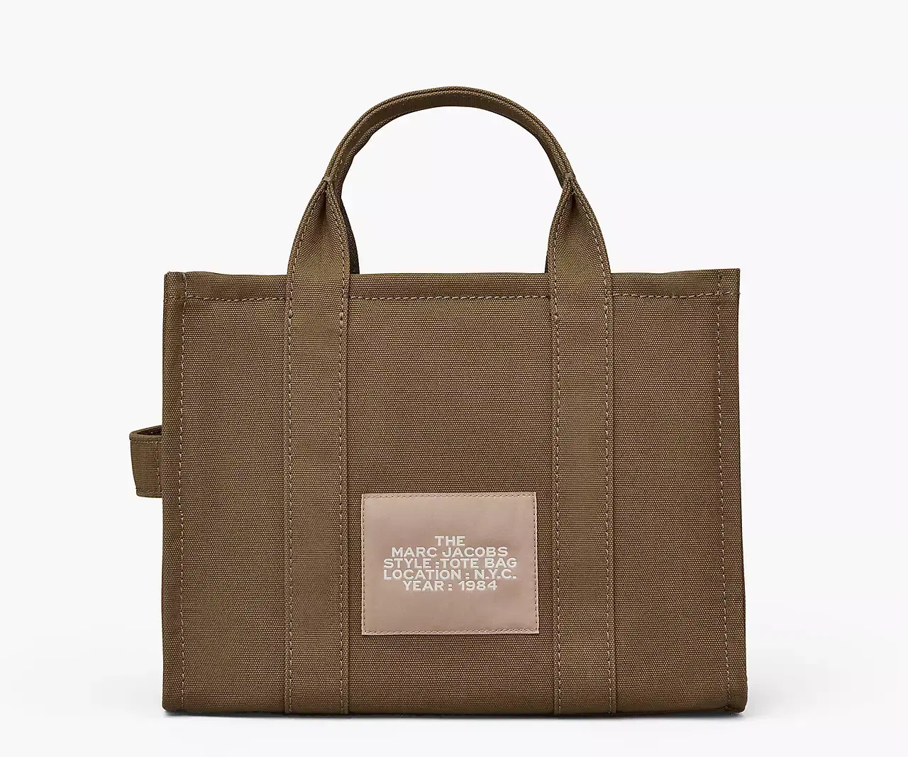 トートバッグ Marc Jacobs Medium Slate Green canvas tote bag Amazon.com: Marc Jacobs The Medium Colorblocked Tote Bag
