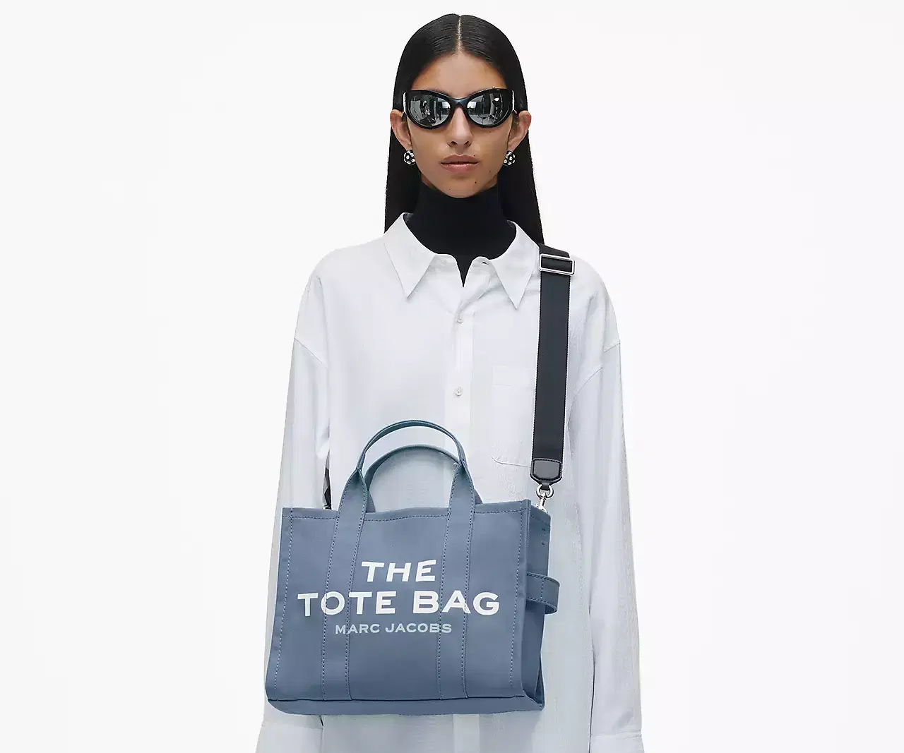 Buy Marc Jacobs The Canvas Medium Tote Bag 'Blue Shadow