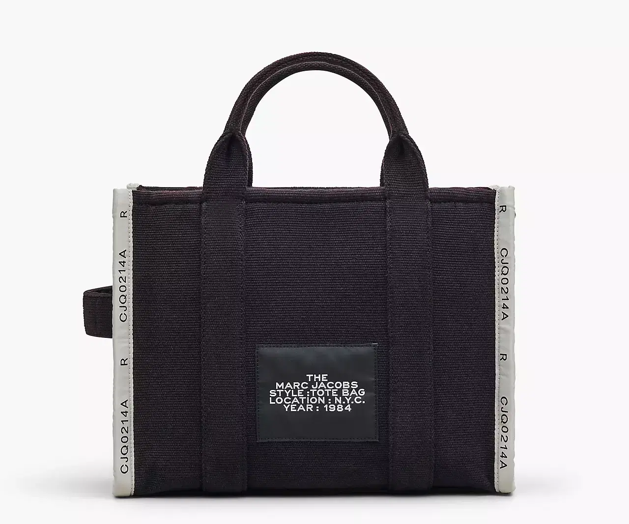 トートバッグ MARC JACOBS Shopping 'The Jacquard Medium Tote' White/Black Marc Jacobs The Jacquard Medium Tote | Saks Fifth Avenue