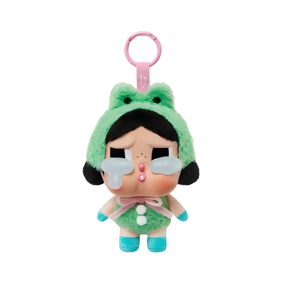 CRYBABY 2個She's Alice &what a frog Pop Mart CryBaby Crying Again Series What A Frog Vinyl Face