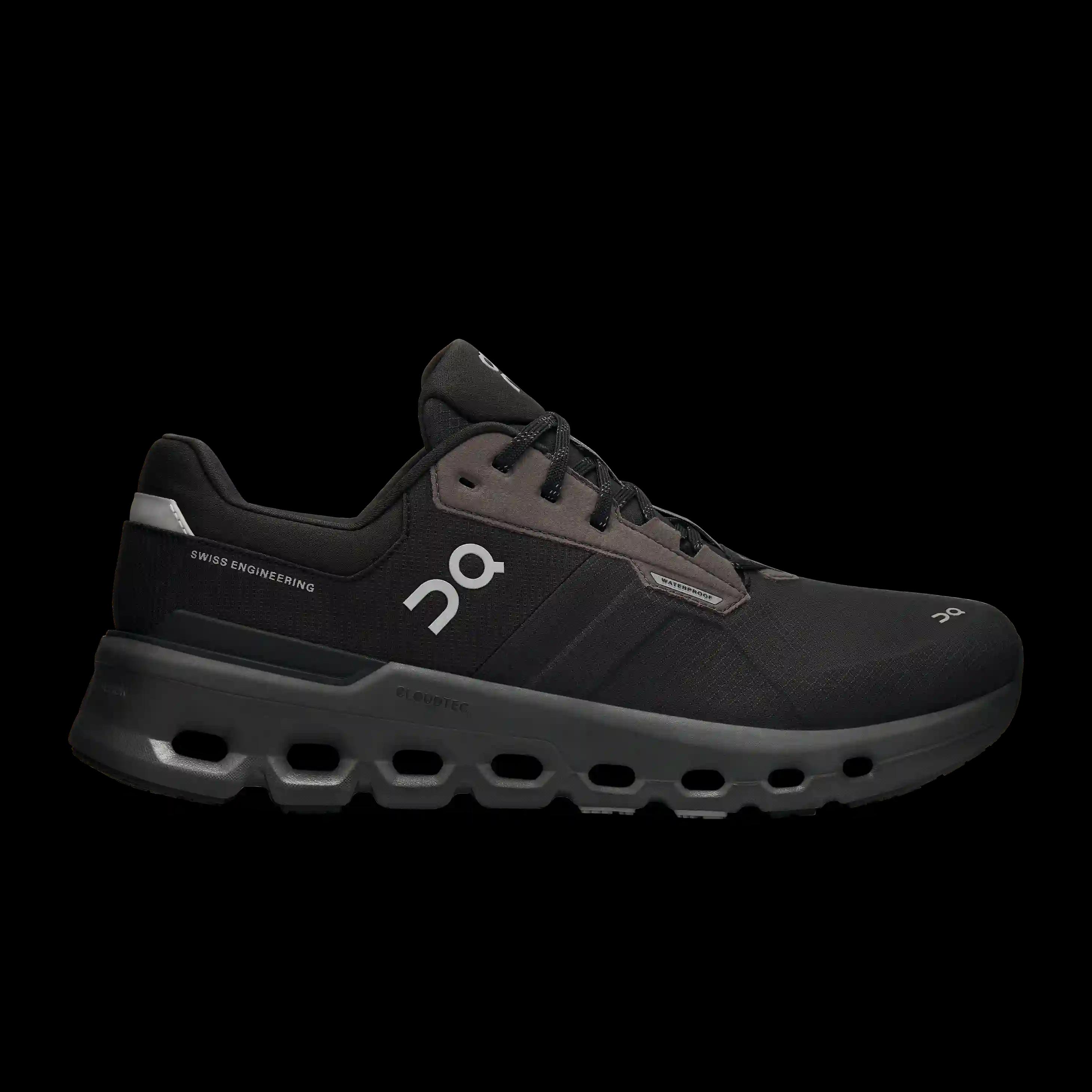 Cloudrunner Waterproof 'Magnet Black' On Running Shipping
