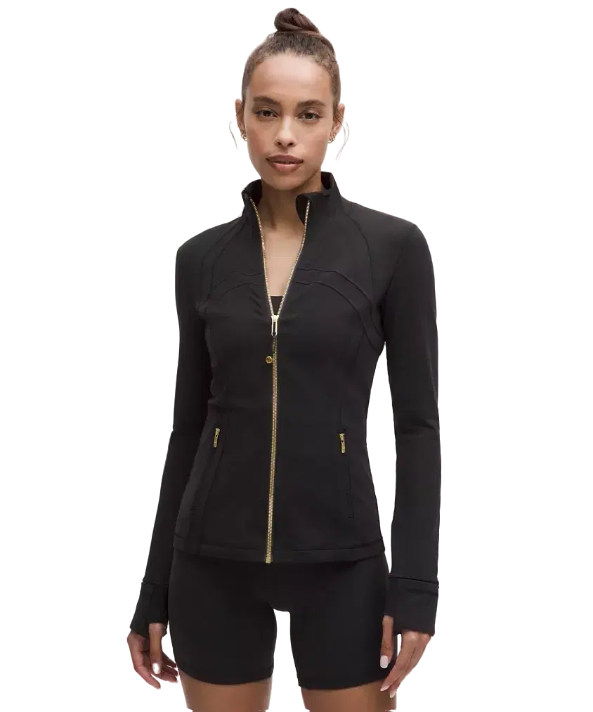 Buy Lululemon Define Jacket Luon Black/Gold | 100% Verified