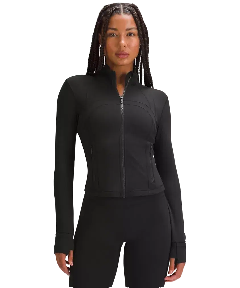 Lululemon Define Cropped Jacket Nulu Black | Hype Fly India