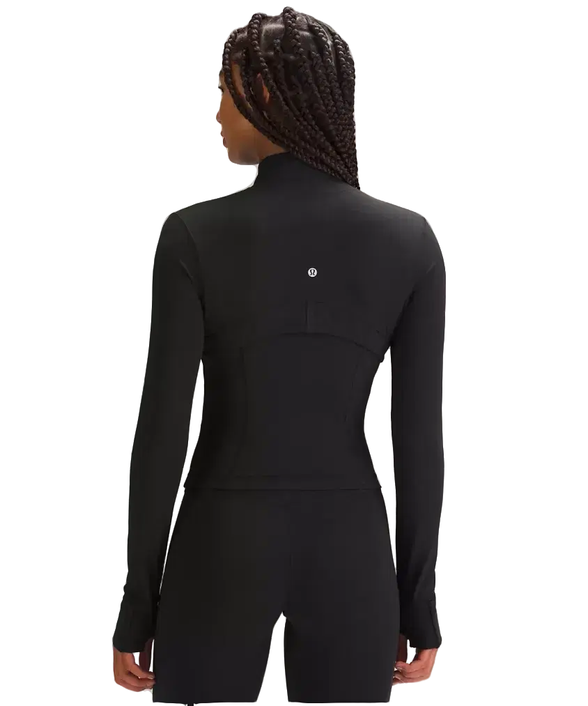 Lululemon Define Cropped Jacket Nulu Black | Hype Fly India