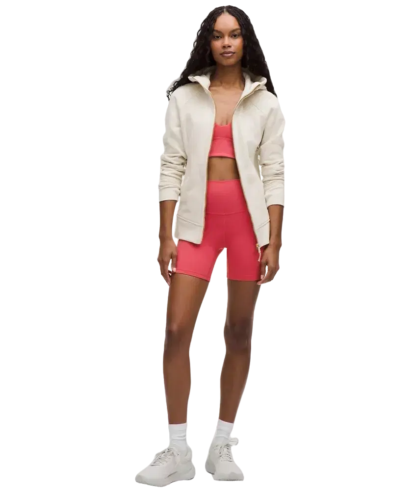 Buy Lululemon Scuba Full-Zip Hoodie Heathered Light Ivory