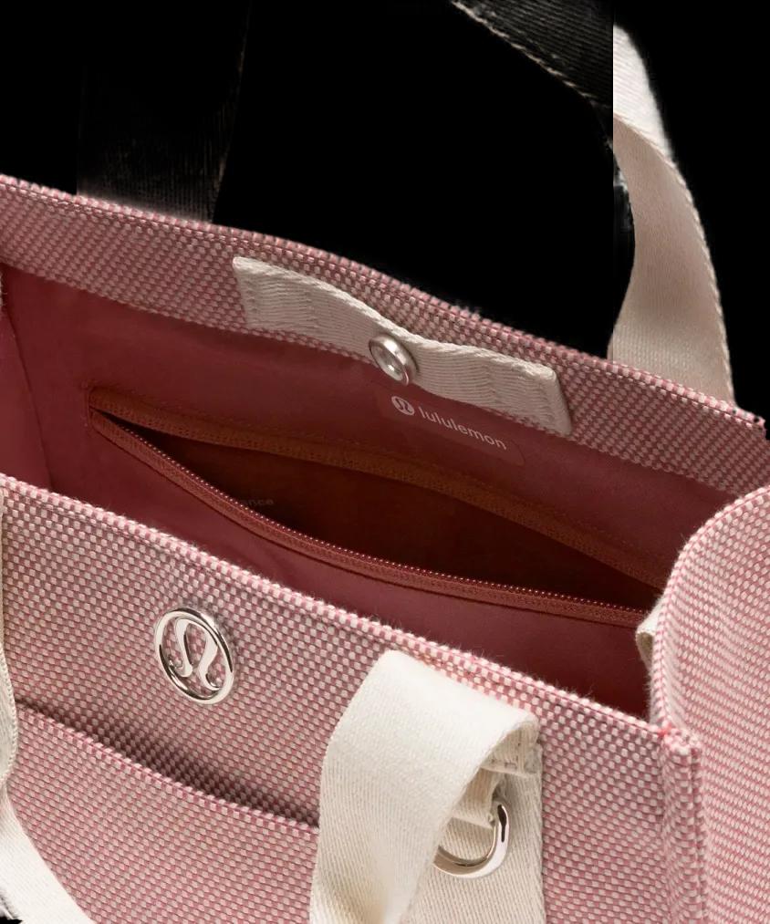 Buy Lululemon Two-Tone Canvas Mini Tote Bag Spiced Chai/Bone - Main Image