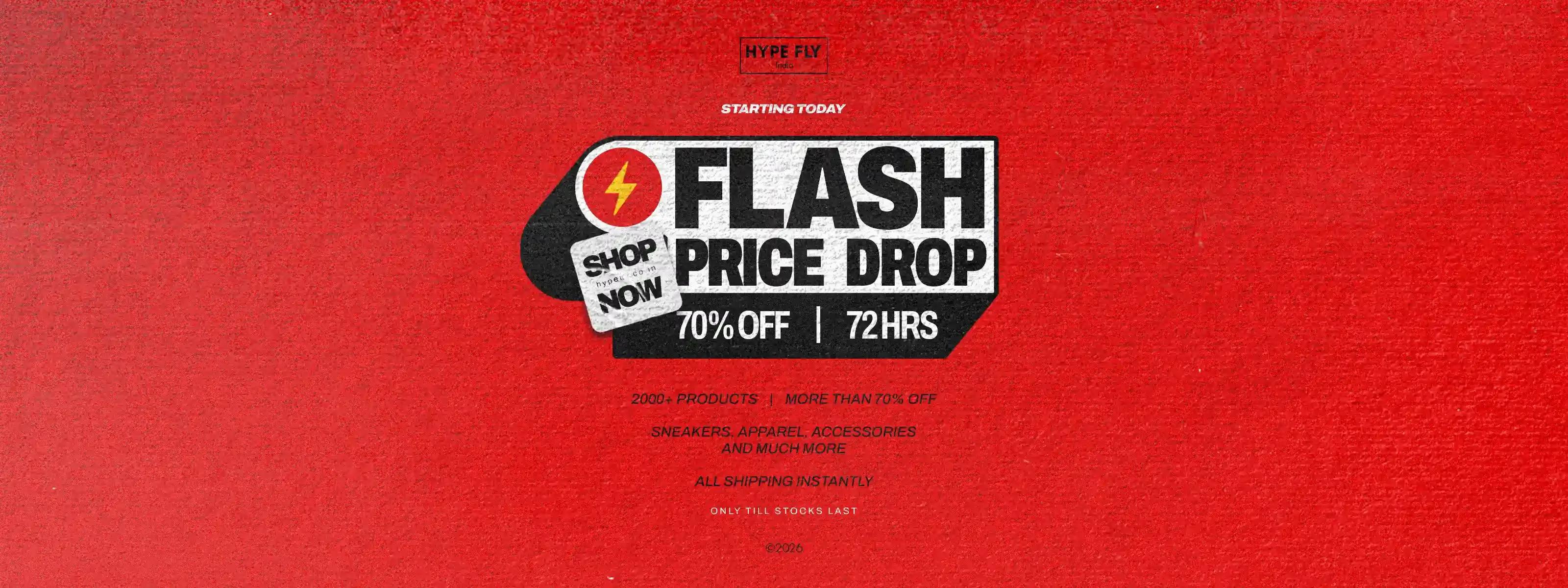Flash Price Drop - Hype Fly India