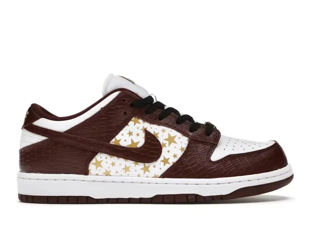 Buy Nike Sb Dunk Low Supreme Stars Barkroot Brown now Hype Fly India