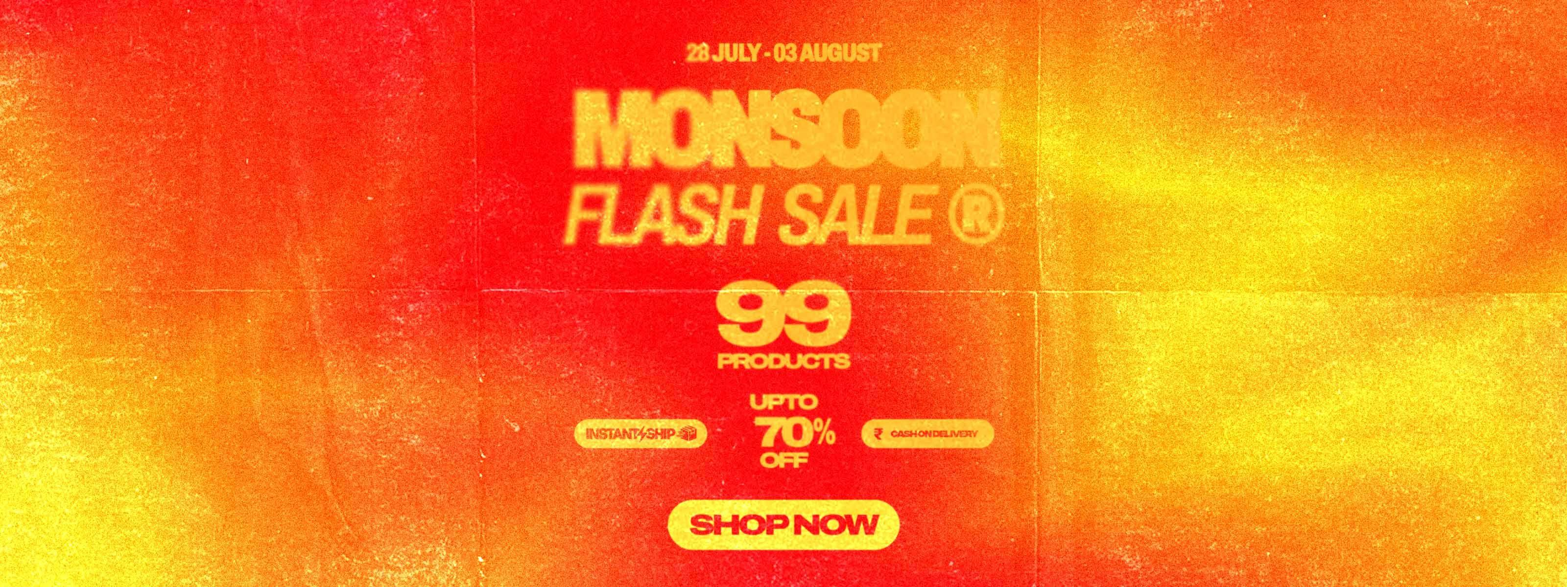 Monsoon Flash Sale - Hype Fly India